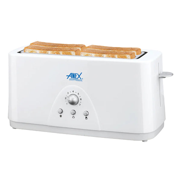 Anex Deluxe 4-Slice Toaster AG 3020, Toaster & Hot Plate, Anex, Chase Value