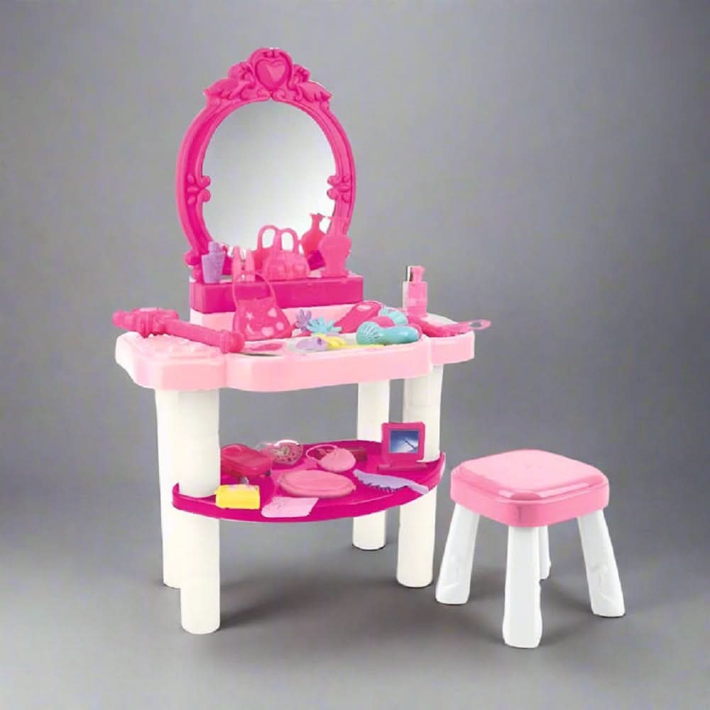 39-Piece Set With A Mini Dressing Table And Accessories, Chair & Table, Chase Value, Chase Value