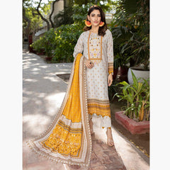 Schick Uraan Khaddar Printed Unstitched 3Pcs Suit - 8, Women, 3Pcs Shalwar Suit, MI Creation, Chase Value