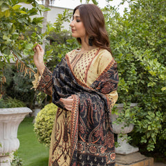 Schick Uraan Khaddar Printed Unstitched 3Pcs Suit - 6, Women, 3Pcs Shalwar Suit, MI Creation, Chase Value