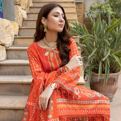 Schick Uraan Khaddar Printed Unstitched 3Pcs Suit - 7, Women, 3Pcs Shalwar Suit, MI Creation, Chase Value