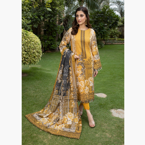 Schick Uraan Khaddar Printed Unstitched 3Pcs Suit - 10, Women, 3Pcs Shalwar Suit, MI Creation, Chase Value