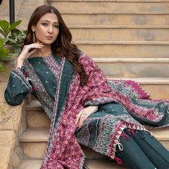 Schick Uraan Khaddar Printed Unstitched 3Pcs Suit - 1, Women, 3Pcs Shalwar Suit, MI Creation, Chase Value