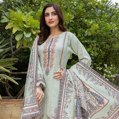 Schick Uraan Khaddar Printed Unstitched 3Pcs Suit - 2, Women, 3Pcs Shalwar Suit, MI Creation, Chase Value