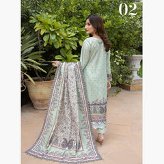 Schick Uraan Khaddar Printed Unstitched 3Pcs Suit - 2, Women, 3Pcs Shalwar Suit, MI Creation, Chase Value