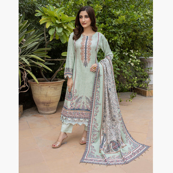 Schick Uraan Khaddar Printed Unstitched 3Pcs Suit - 2, Women, 3Pcs Shalwar Suit, MI Creation, Chase Value