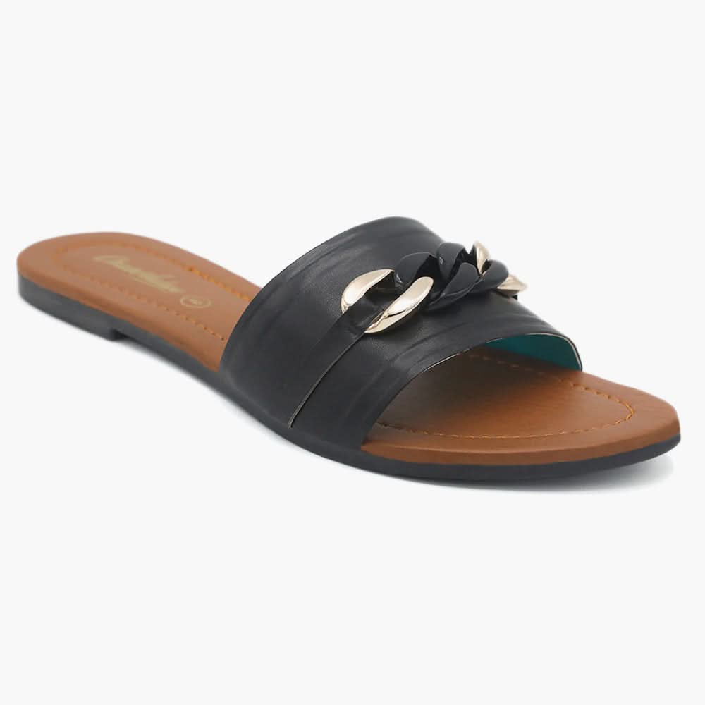 Women's Slipper - Black, Women Slippers, Chase Value, Chase Value