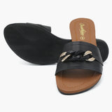 Women's Slipper - Black, Women Slippers, Chase Value, Chase Value