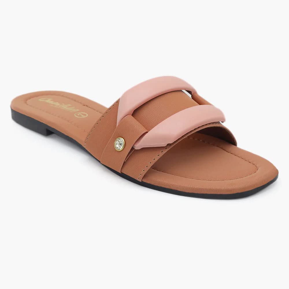 Women's Slipper - Peach, Women Slippers, Chase Value, Chase Value