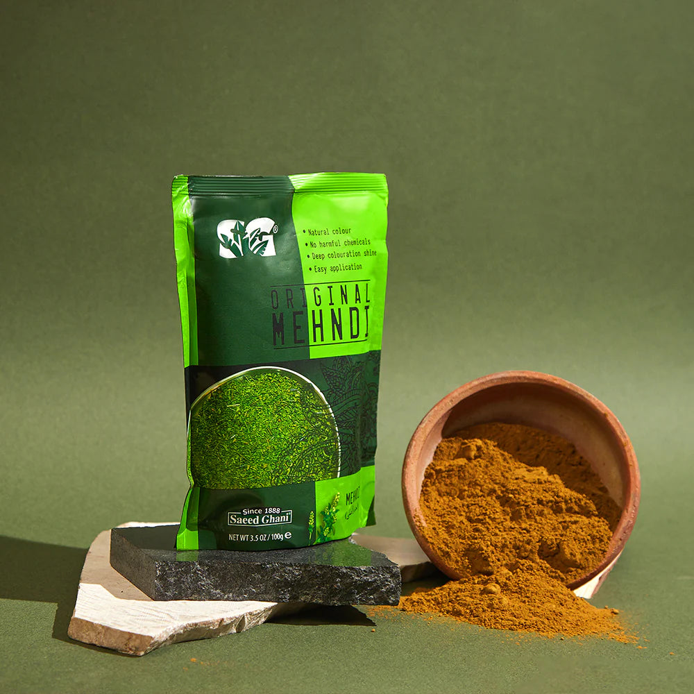 Saeed Ghani Original Mehndi - 100gm, Hair Color, Saeed Ghani, Chase Value