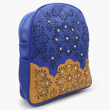 Girls Backpack ZH-230 - Blue, School Bags, Chase Value, Chase Value