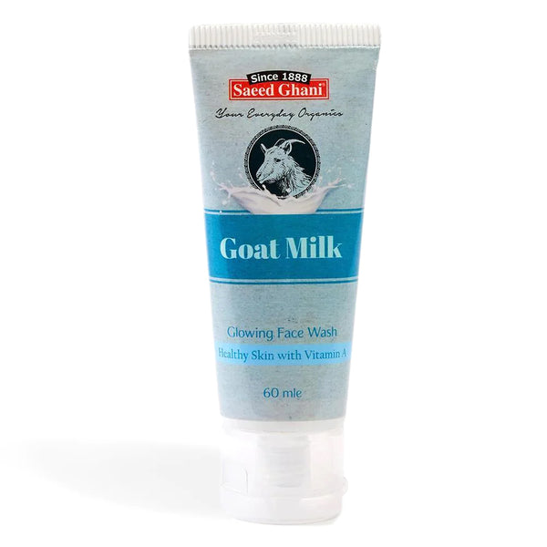 Saeed Ghani Goat Milk Face Wash For Dry Skin, 60ml, Face Washes, Saeed Ghani, Chase Value