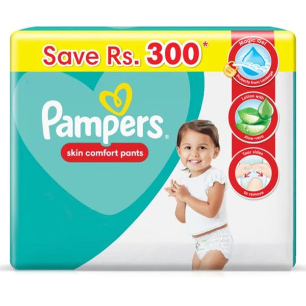 Pampers Skin Comfort Pants 5 (12-16)Kg Junior 26 Nappy Pants, Diapers & Wipes, Pampers, Chase Value