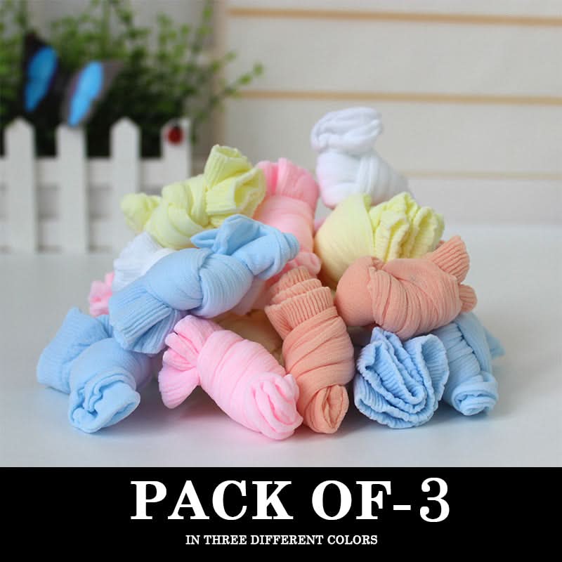 Newborn Goli Socks 3 Pcs - Multi Color, Newborn Caps, Shoes & Socks, Chase Value, Chase Value