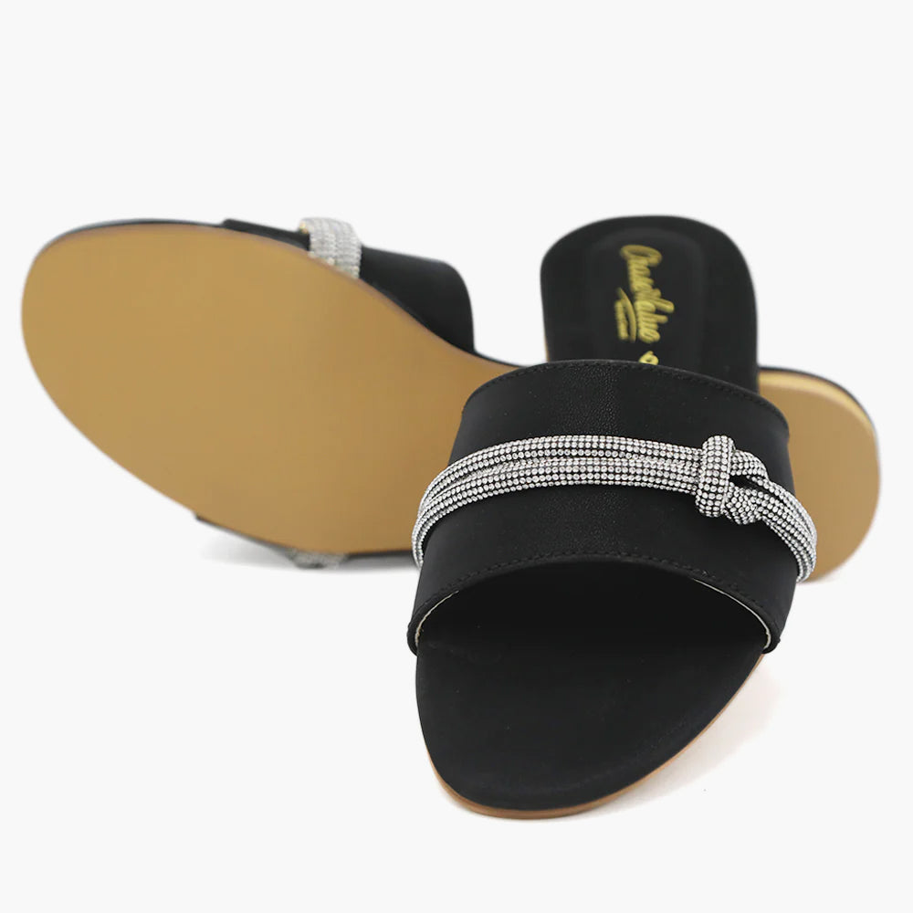 Women's Slipper - Black, Women Slippers, Chase Value, Chase Value