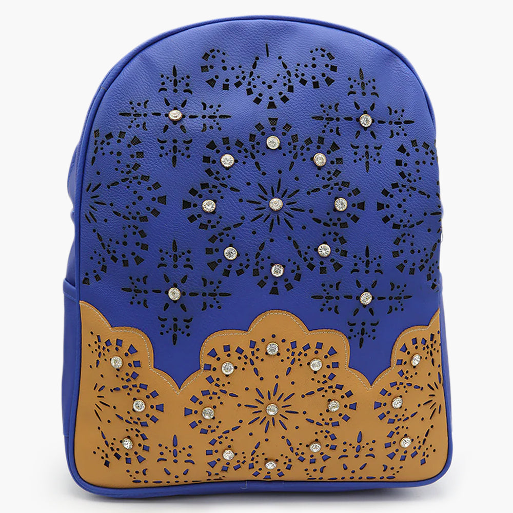 Girls Backpack ZH-230 - Blue, School Bags, Chase Value, Chase Value