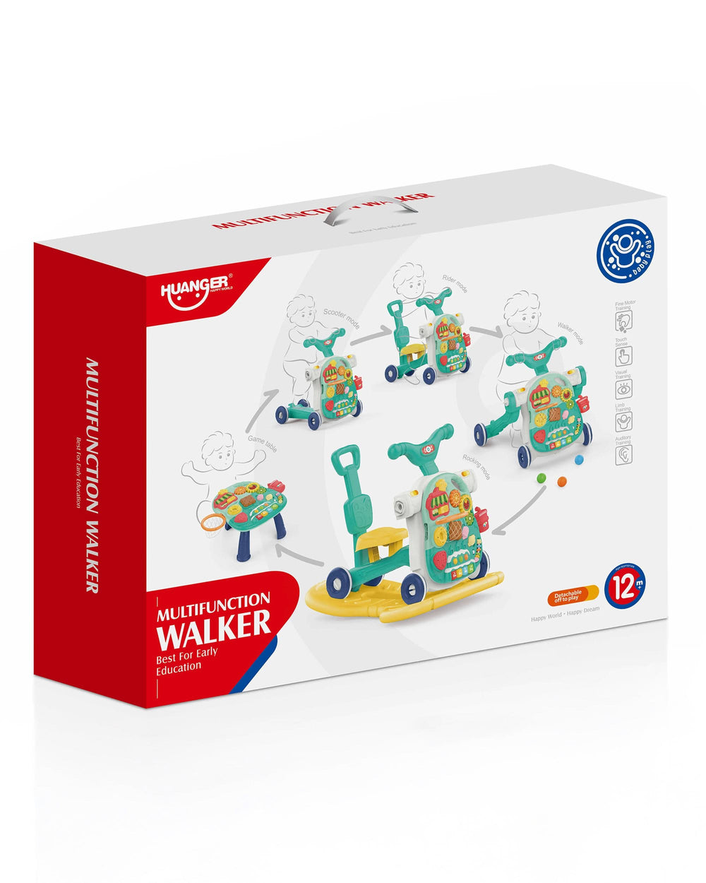 2 IN 1 Walker & Activity Table, Educational Toys, Chase Value, Chase Value