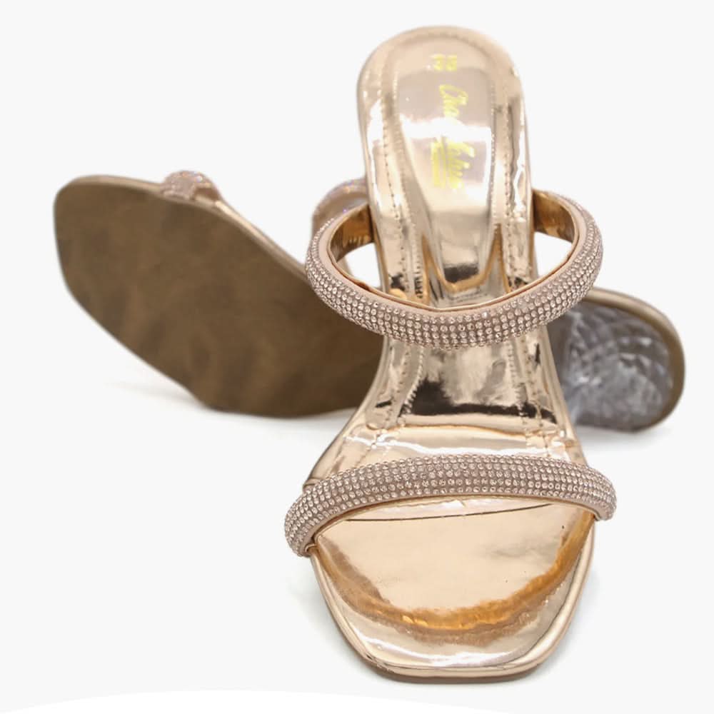 Women's Heel Sandal - Peach, Women Heels, Chase Value, Chase Value