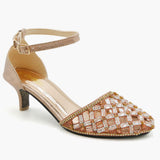 Women's Heel Sandal - Peach, Women Heels, Chase Value, Chase Value