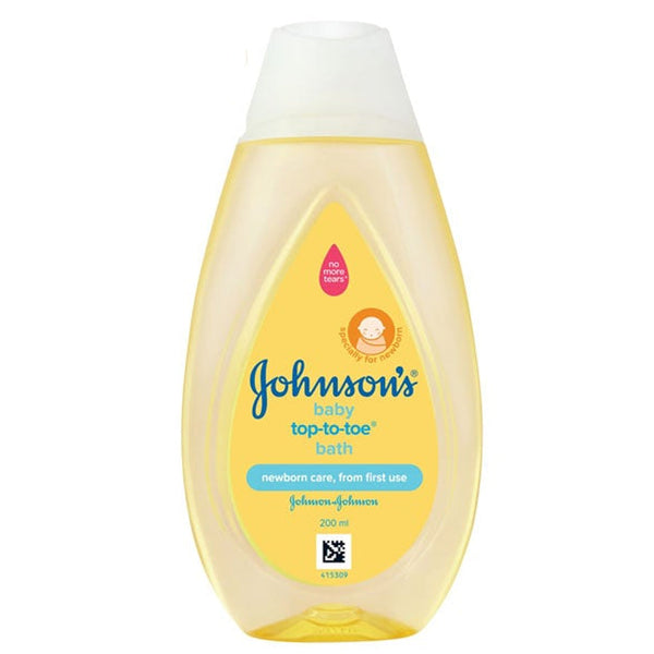 Johnsons Baby Bath Top To Toe 200ml, Bath Accessories, John & Sons, Chase Value
