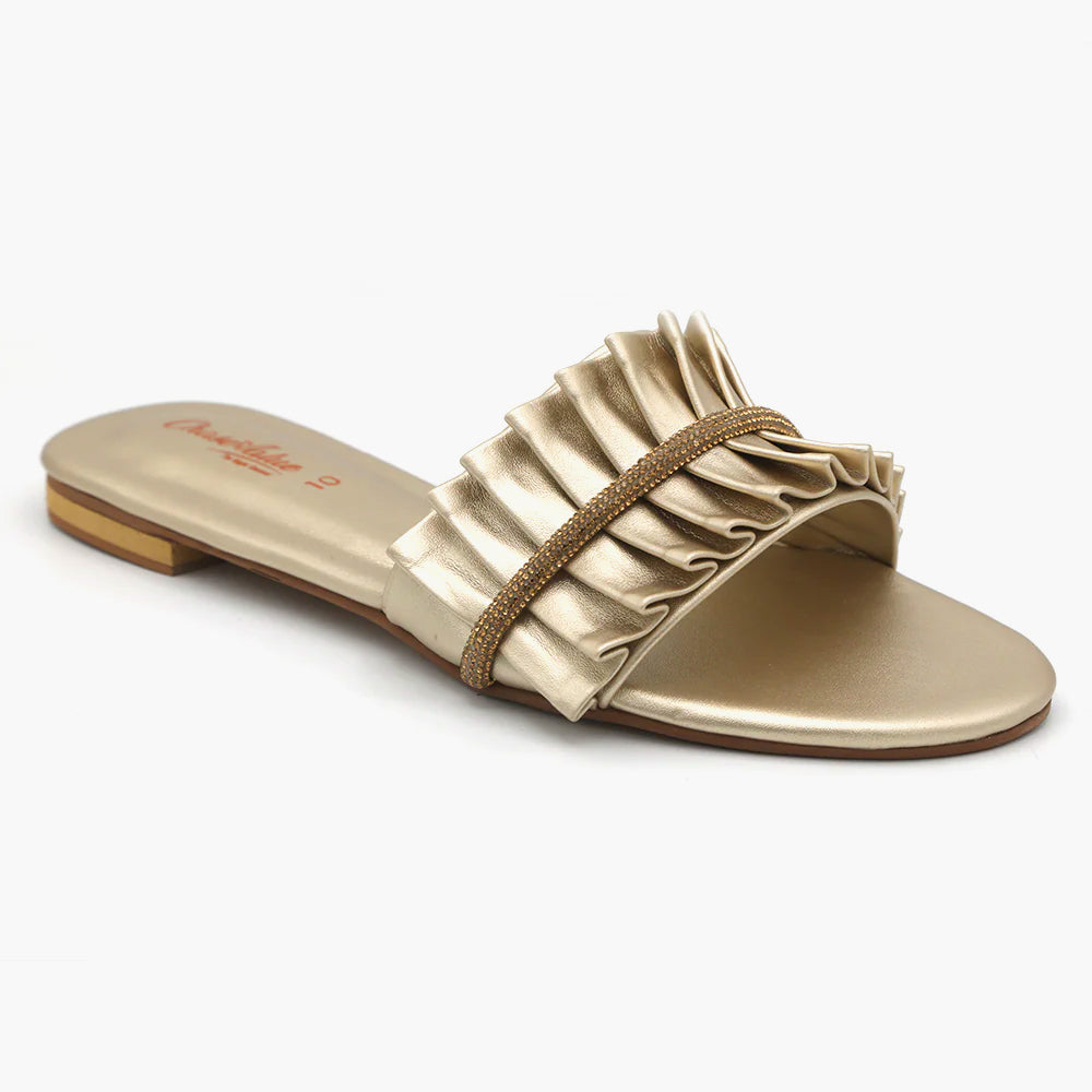 Women's Slipper - Golden, Women Slippers, Chase Value, Chase Value