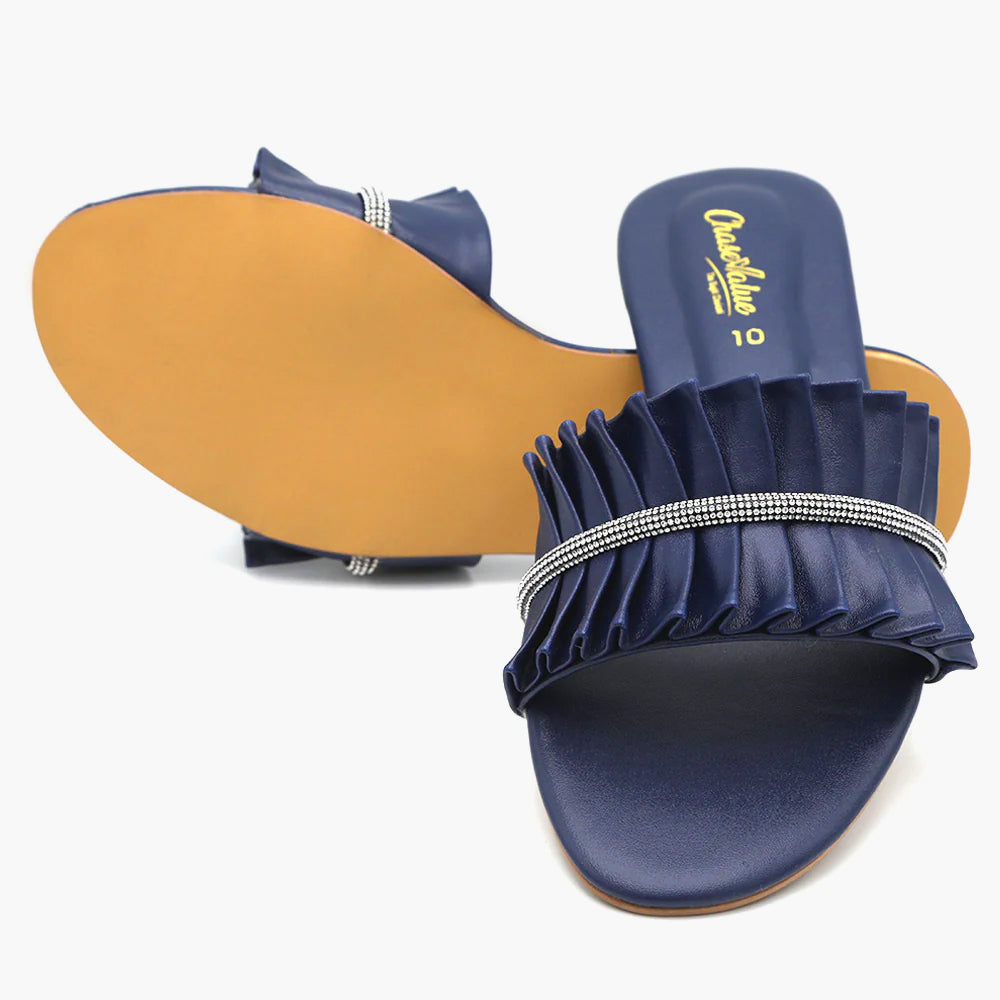 Women's Slipper - Blue, Women Slippers, Chase Value, Chase Value