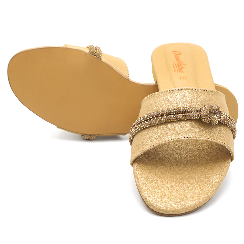Women's Slipper - Golden, Women Slippers, Chase Value, Chase Value