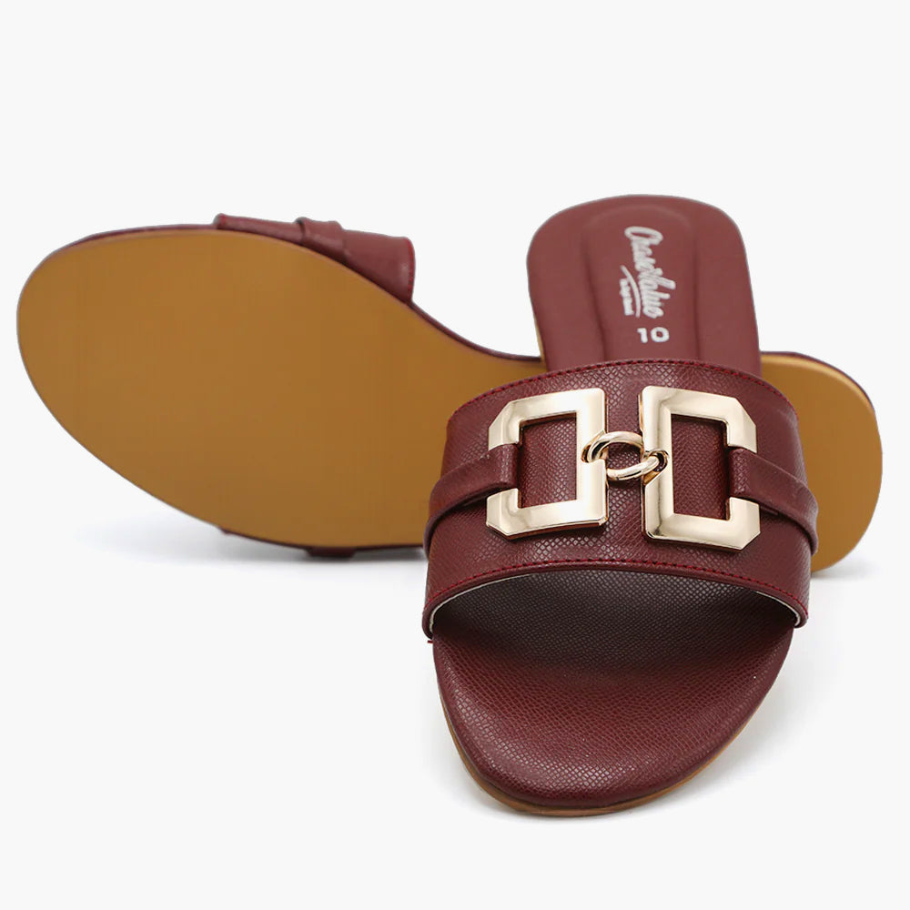 Women's Slipper - Maroon, Women Slippers, Chase Value, Chase Value