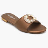 Women's Slipper - Brown, Women Slippers, Chase Value, Chase Value