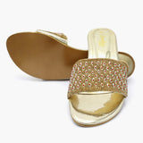 Women's Slipper - Golden, Women Slippers, Chase Value, Chase Value