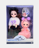 Doll Set 9 Inch And 4 Inch 2Pcs