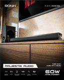 Ronin Sound Bar Majestik Audio R-3015