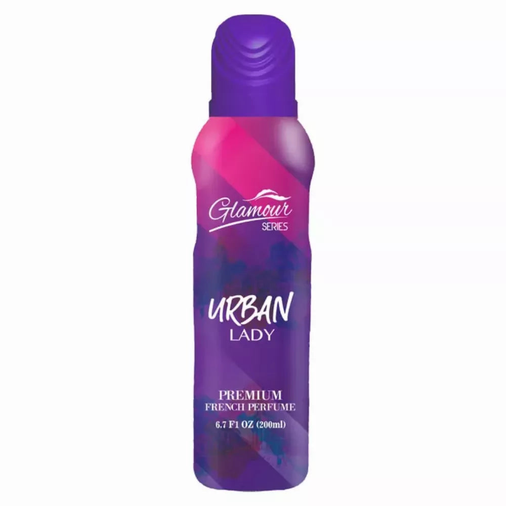 Glamour Series Urban Lady Body Spray - 200ml, Women Body Spray & Mist, Glamour, Chase Value