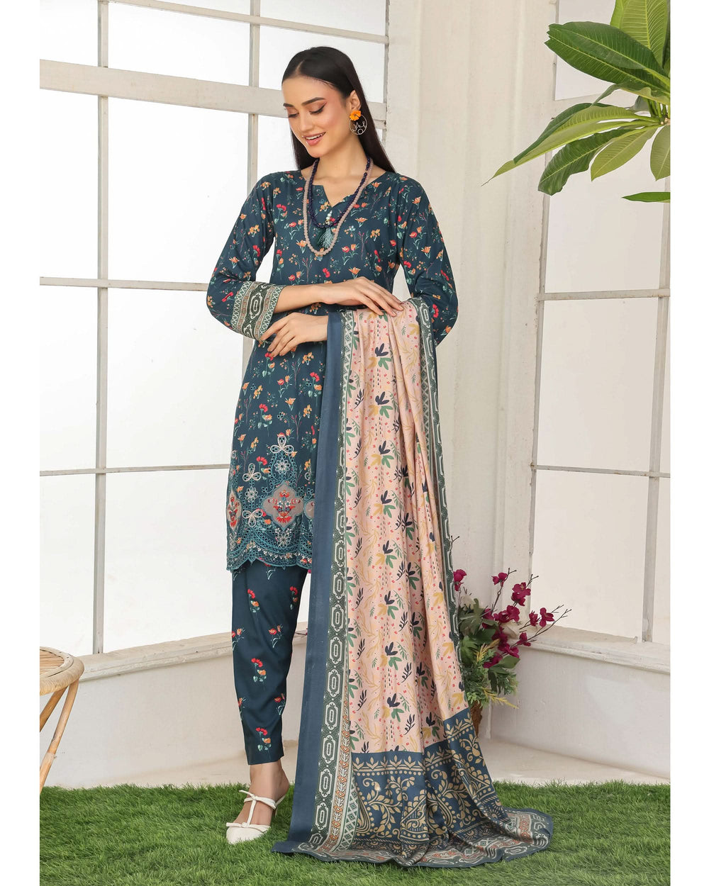 Varda By RA-Bin Hameed Embroidered Chikankari Unstitiched 3Pcs Suit - 7, Women, 3Pcs Shalwar Suit, Rana Arts, Chase Value