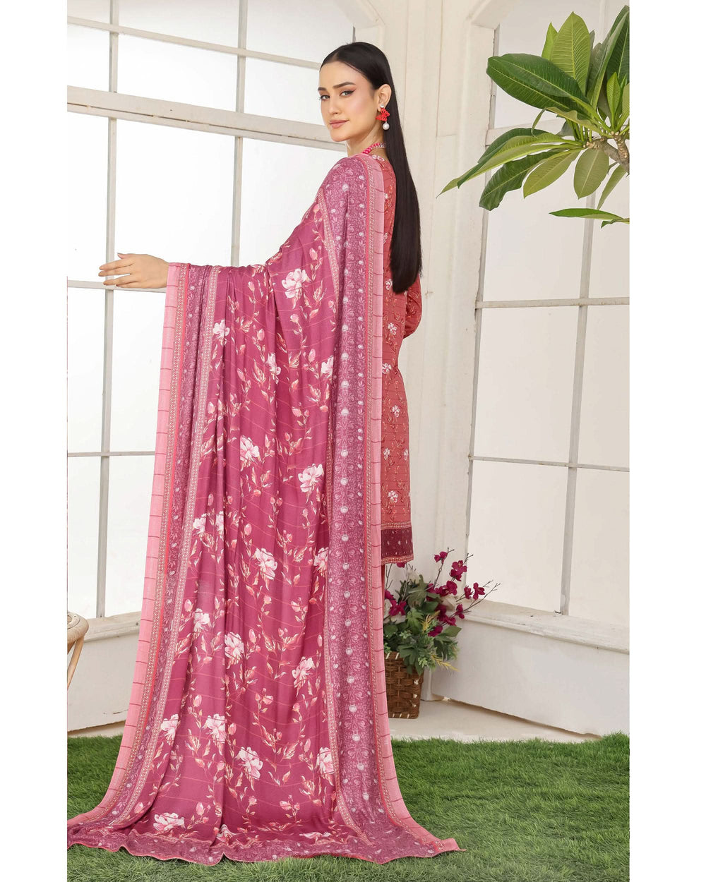 Varda By RA-Bin Hameed Embroidered Chikankari Unstitiched 3Pcs Suit - 8, Women, 3Pcs Shalwar Suit, Rana Arts, Chase Value