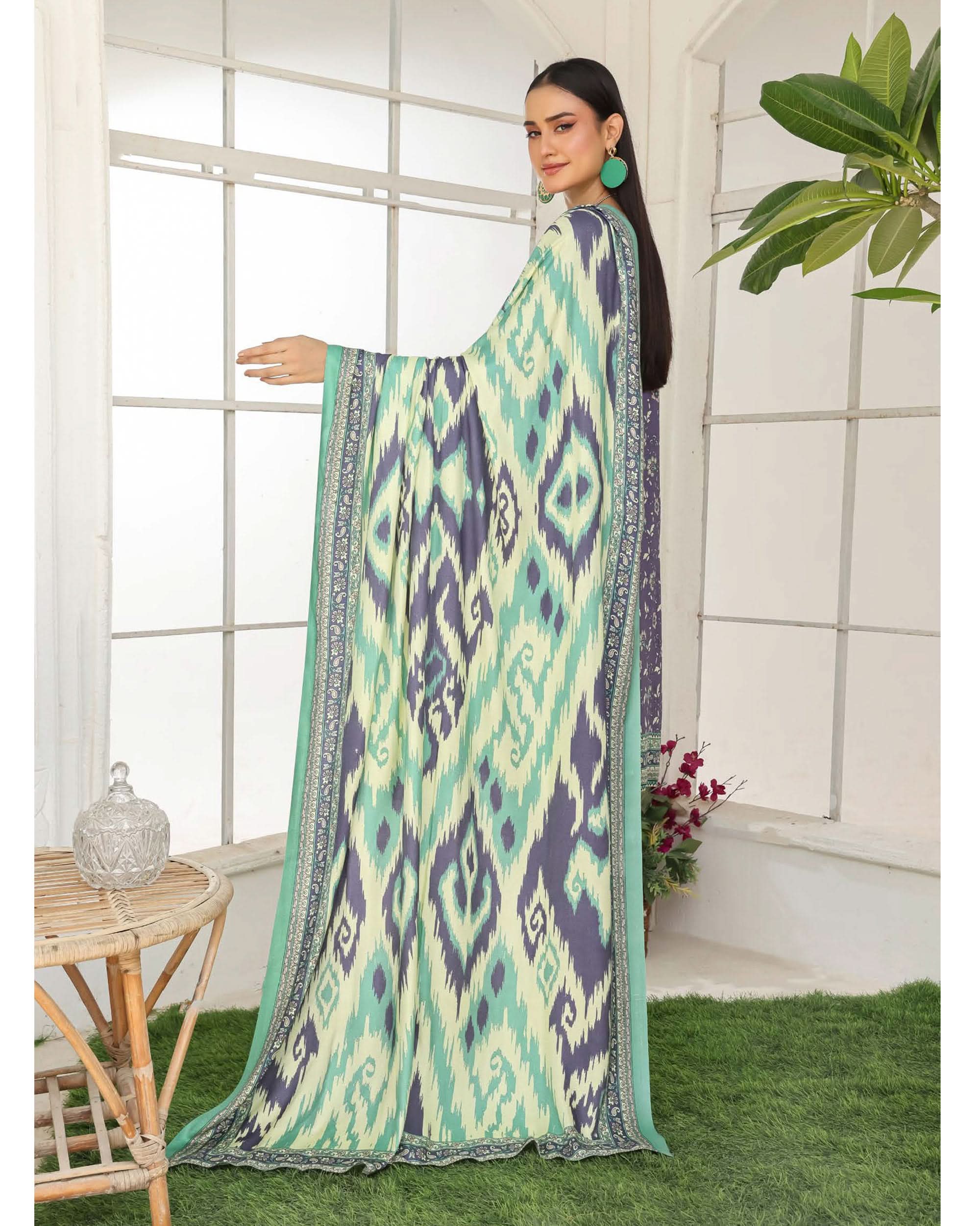 Varda By RA-Bin Hameed Embroidered Chikankari Unstitiched 3Pcs Suit - 10, Women, 3Pcs Shalwar Suit, Rana Arts, Chase Value