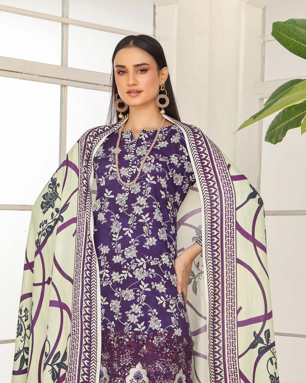 Varda By RA-Bin Hameed Embroidered Chikankari Unstitiched 3Pcs Suit - 5, Women, 3Pcs Shalwar Suit, Rana Arts, Chase Value