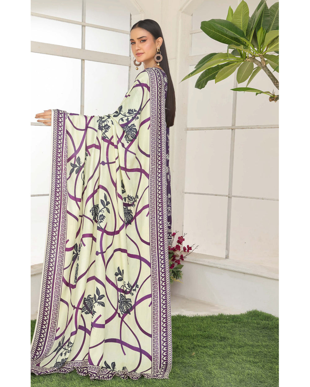 Varda By RA-Bin Hameed Embroidered Chikankari Unstitiched 3Pcs Suit - 5, Women, 3Pcs Shalwar Suit, Rana Arts, Chase Value