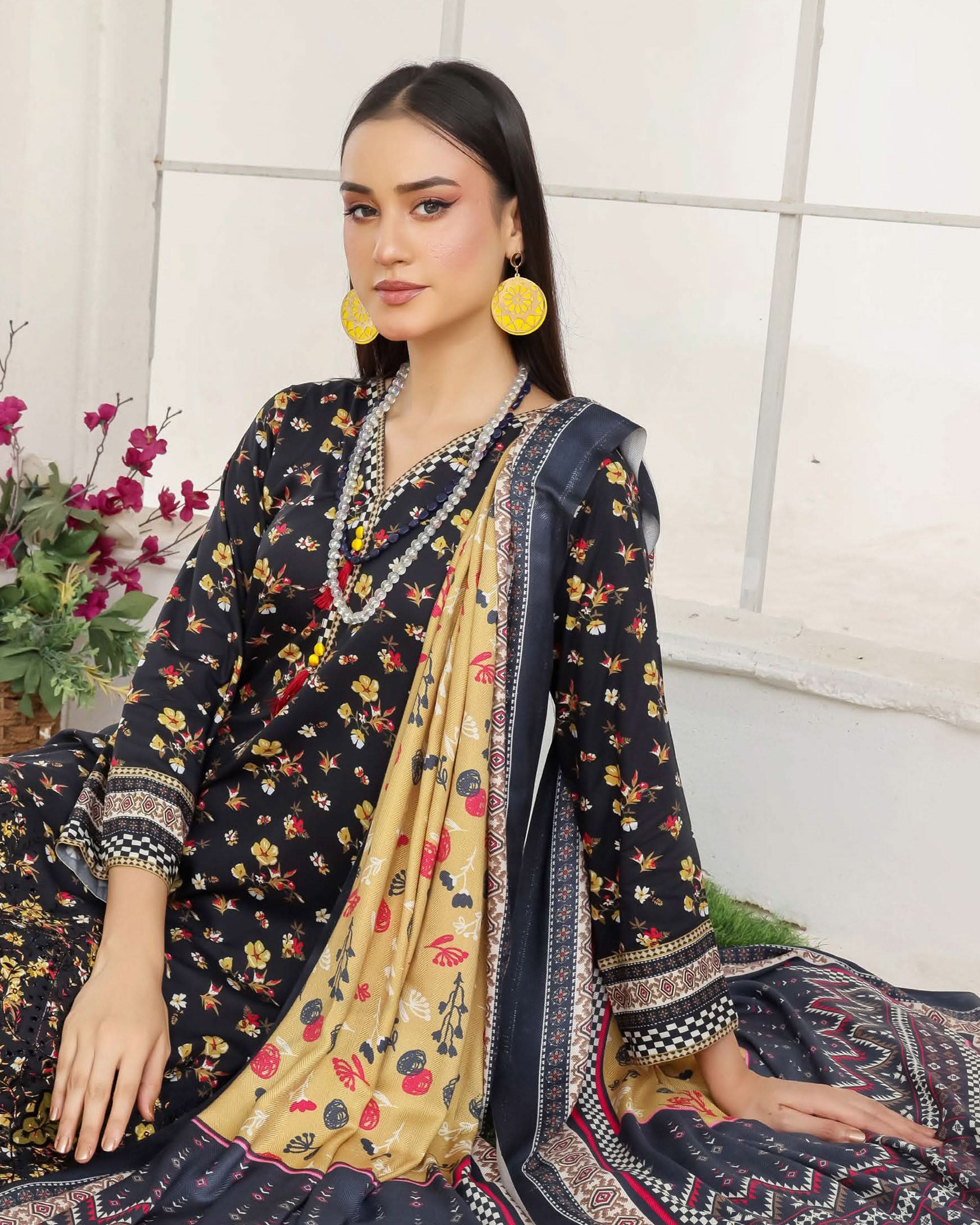 Varda By RA-Bin Hameed Embroidered Chikankari Unstitiched 3Pcs Suit - 6, Women, 3Pcs Shalwar Suit, Rana Arts, Chase Value