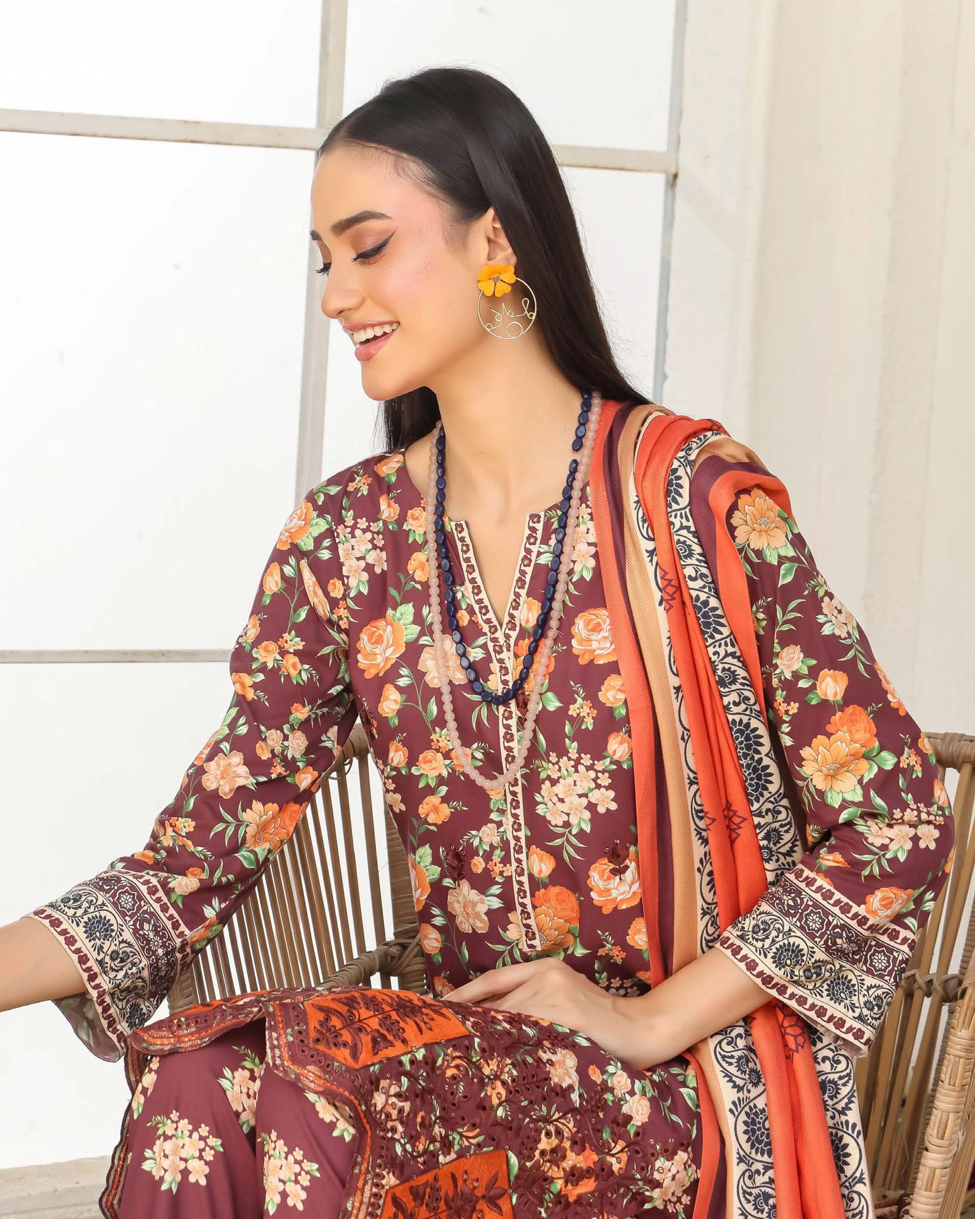 Varda By RA-Bin Hameed Embroidered Chikankari Unstitiched 3Pcs Suit - 2, Women, 3Pcs Shalwar Suit, Rana Arts, Chase Value