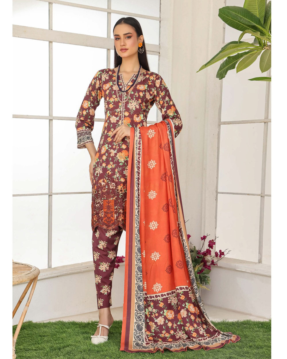Varda By RA-Bin Hameed Embroidered Chikankari Unstitiched 3Pcs Suit - 2, Women, 3Pcs Shalwar Suit, Rana Arts, Chase Value