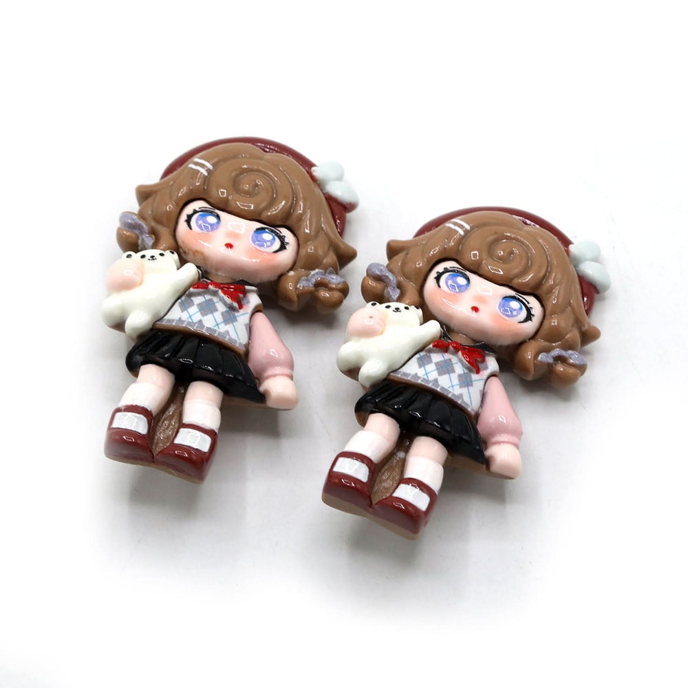 Hair Pins Pack of 2 - Brown, Girls Hair Accessories, Chase Value, Chase Value