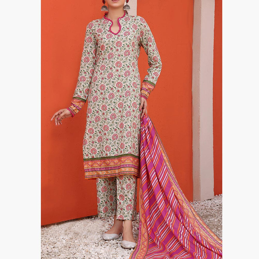 VS Aiza & Momina Lawn Unstitched 3Pcs Suit - 4, Women, 3Pcs Shalwar Suit, VS Textiles, Chase Value