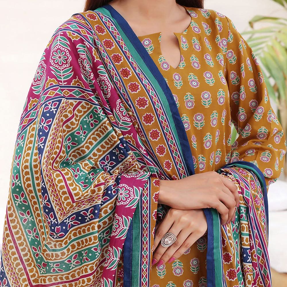 VS Aiza & Momina Lawn Unstitched 3Pcs Suit - 6, Women, 3Pcs Shalwar Suit, VS Textiles, Chase Value