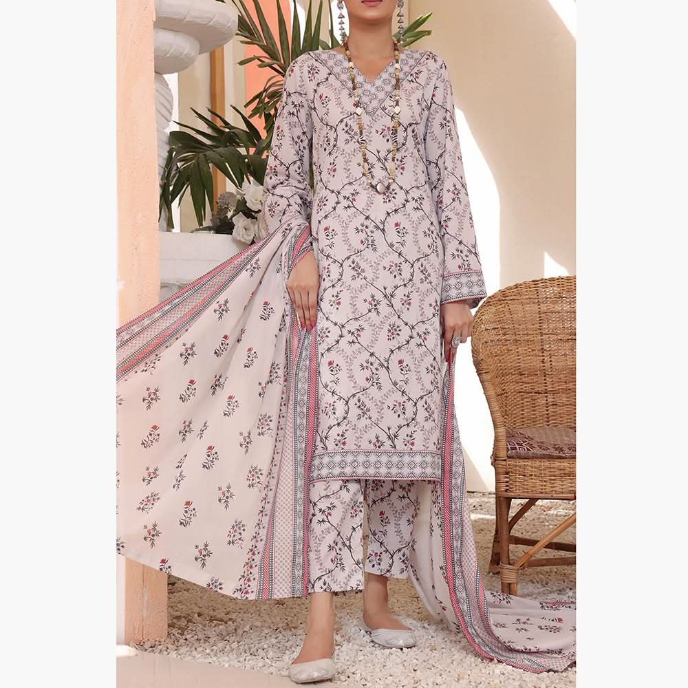 VS Aiza & Momina Lawn Unstitched 3Pcs Suit - 8, Women, 3Pcs Shalwar Suit, VS Textiles, Chase Value