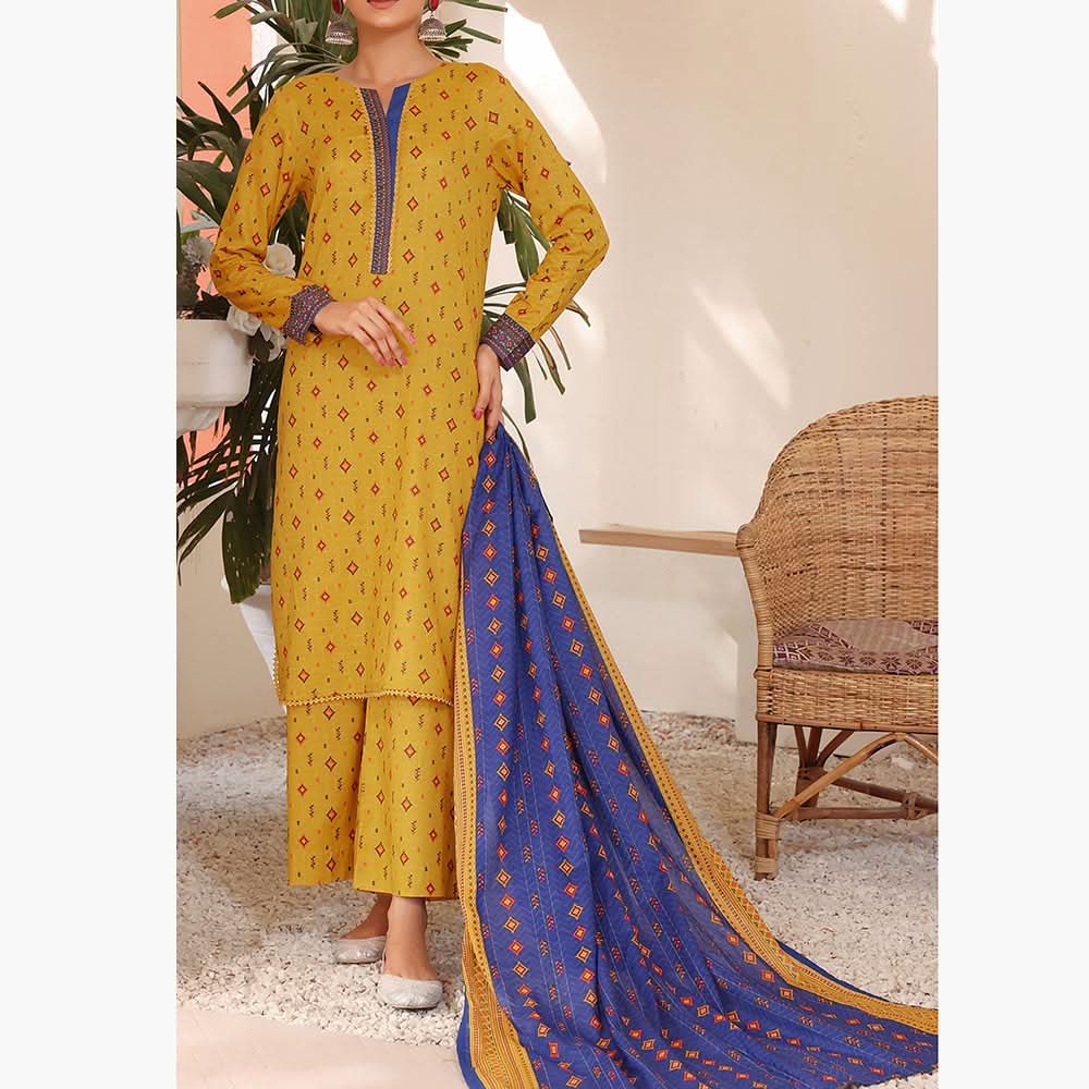 VS Aiza & Momina Lawn Unstitched 3Pcs Suit - 7, Women, 3Pcs Shalwar Suit, VS Textiles, Chase Value