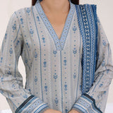 VS Aiza & Momina Lawn Unstitched 3Pcs Suit - 2, Women, 3Pcs Shalwar Suit, VS Textiles, Chase Value