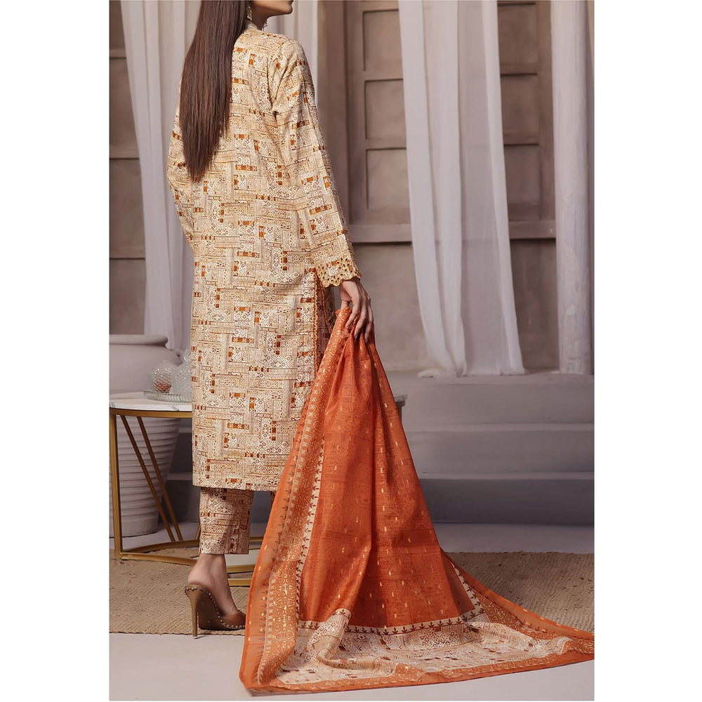 VS-AIZA & MOMINA Cambric Embroidered Unstitched 3pcs Suit - 64, Women, 3Pcs Shalwar Suit, VS Textile, Chase Value