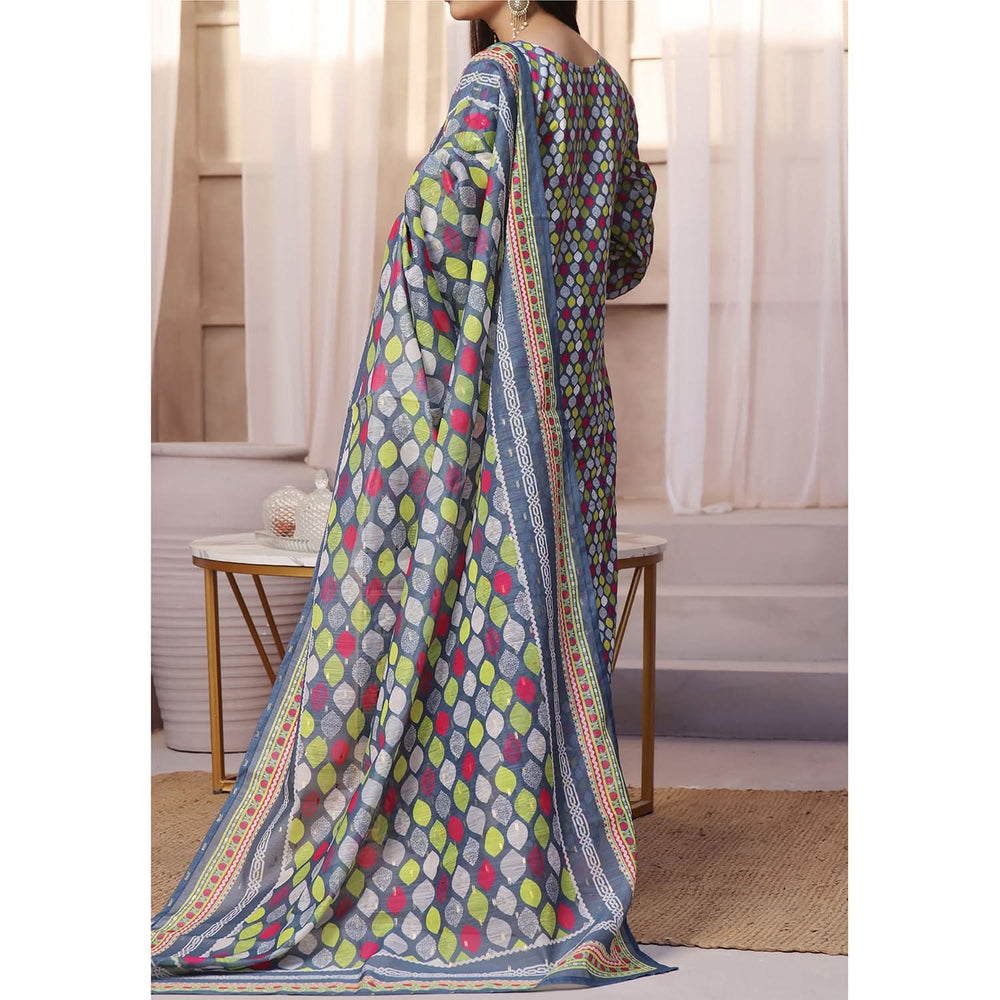 VS-AIZA & MOMINA Cambric Embroidered Unstitched 3pcs Suit - 65, Women, 3Pcs Shalwar Suit, VS Textile, Chase Value