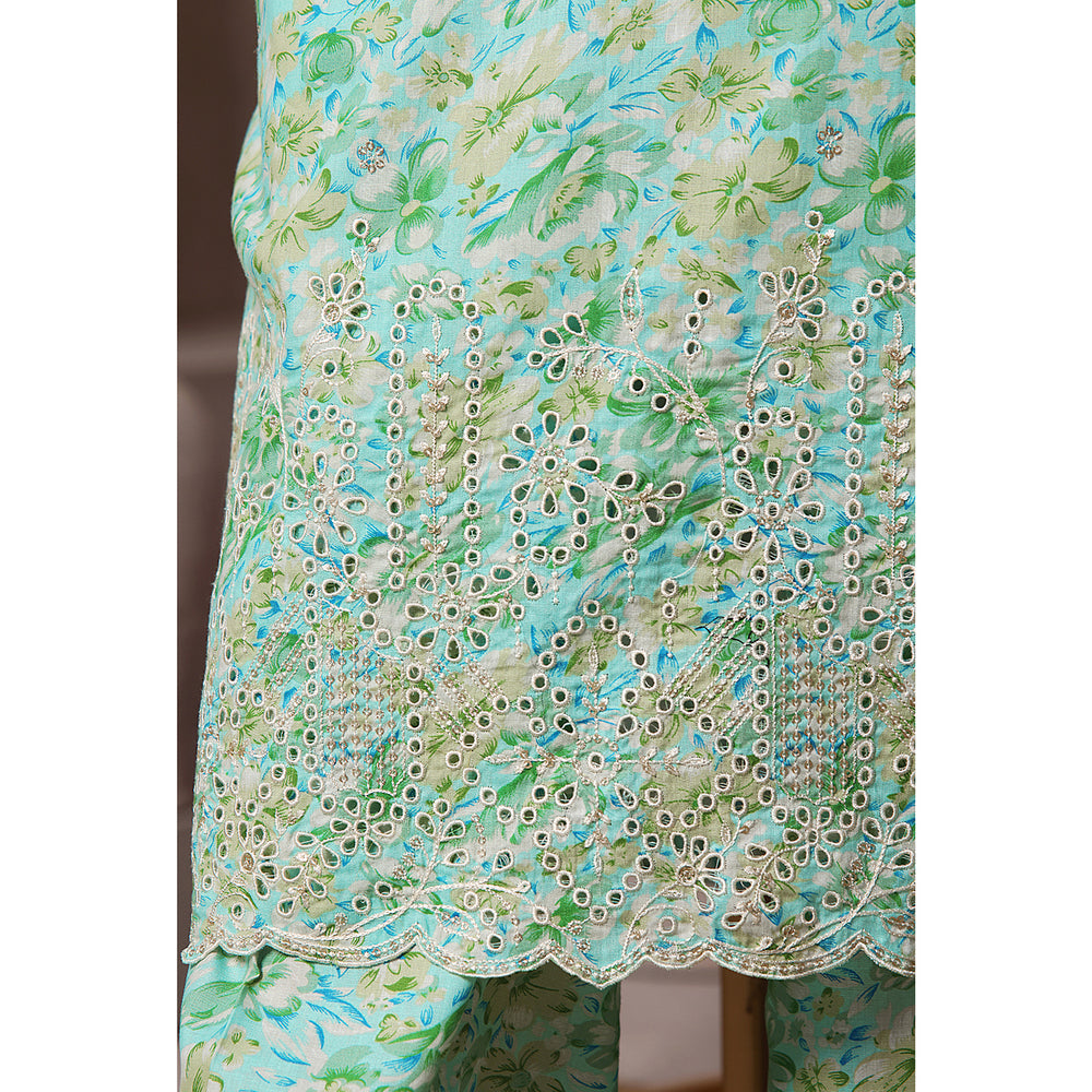 VS-AIZA & MOMINA Cambric Embroidered Unstitched 3pcs Suit - 69, Women, 3Pcs Shalwar Suit, VS Textile, Chase Value